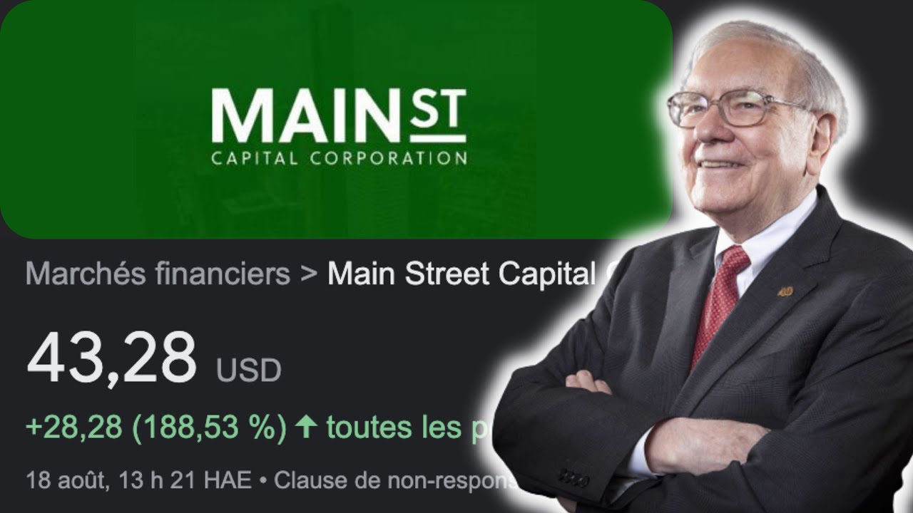 MAIN STREET CAPITAL | investir maintenant ? - YouTube
