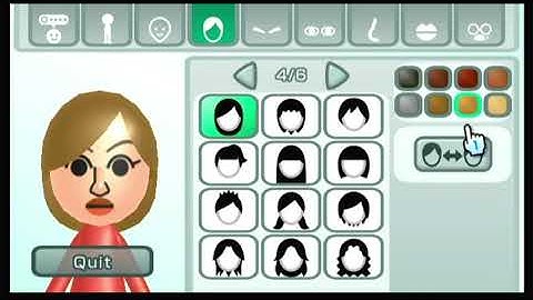 Wii Sports Custom CPU Mii Tutorial: Sophie