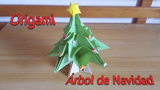 ⫸ COMO HACER ARBOL DE NAVIDAD CON PAPEL | PAPIROFLEXIA PASO A PASO