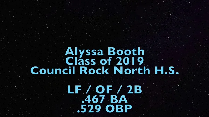 Alyssa Booth Fall 2017 Game Film