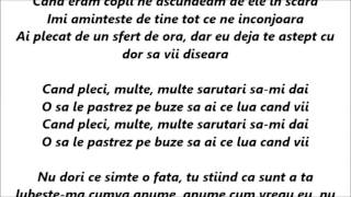 Nicoleta Nuca - Cand Pleci  Versuri (Lyrics)