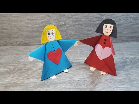 كيف تصنع دمية رائعة من الورق - How to Make Paper Doll