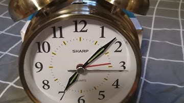 Sharp Twin Bell alarm clock- review