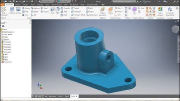 CAD Drawing with INVENTOR AUTODESK (AutoCAD) TUTORIAL 4, Exercises EMO1601 (Mechanical Engineering)