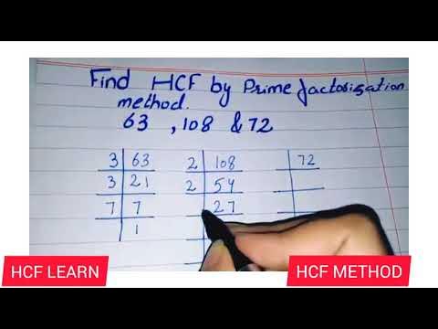 EASY WAY TO FIND HCF - YouTube