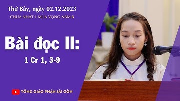Bài đọc II: 1 Cr 1, 3-9 - CN 1 MV năm B