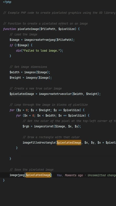 How to create pixelated graphics in php? revive pixelated graphics in # ...