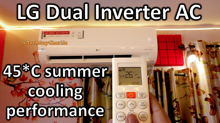 LG Dual Inverter AC cooling performance on 44-45*C day how long does it take to cool