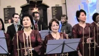 Video thumbnail of "Hai Kota Mungil Bethlehem - Angklung Group"