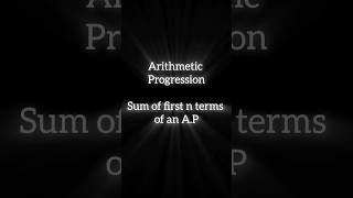 class 10 algebra chapter 3 Arithmetic progession (A.P) shorts algebra short easyhaire