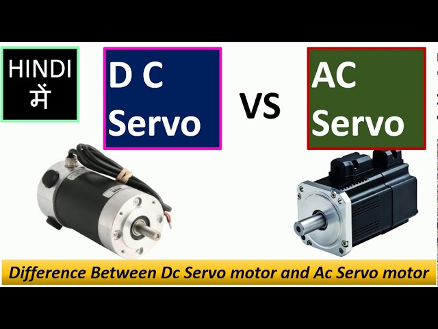 Ideel Vej jeg behøver DC servo motor Vs AC servo motor in Hindi - YouTube