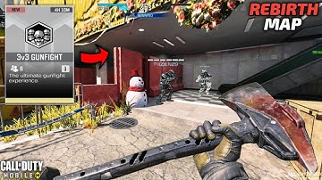CALL OF DUTY MOBILE - *NEW* 3V3 GUNFIGHT MODE GAMEPLAY IN REBIRTH MAP!!