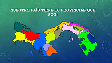 ¿Cómo está dividido el territorio de Panamá?