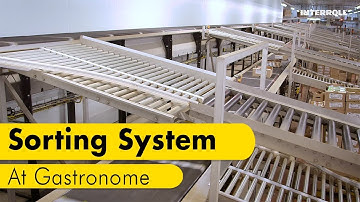 Interroll Sorting System at Gastronome