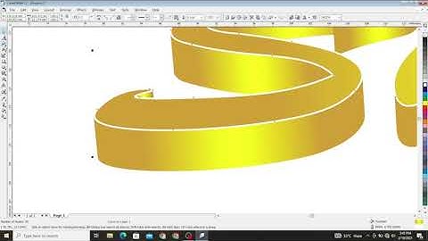 3D Text Design In Corel Draw| 3D design by Sheky Tech.(English Subtitle).