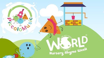 Jack and Jill lyrics video by Piccolo Music | A Featured Rhyme for World Nursery Rhyme Week 2023