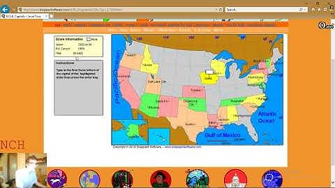 (PB) Sheppard Software Geography - U.S. Geography / Capitals Level 4 [1:22]