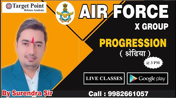 Progression Class 06 | Basic Concepts By  Surendra Choudhary  sir | Target Point Defence Academy Jpr