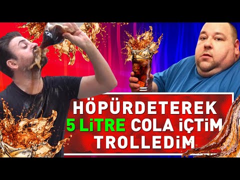 HÖPÜRDETEREK 5 LİTRE COLA İÇTİM ! (%100 DOĞUM GÜNÜ)