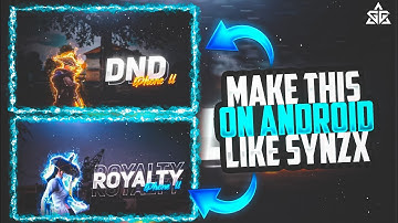 How To Make Thumbnail Like a ‎‎Synzx⚡|| bgmi montage thumbnail tutorial || Thumbnail Pack