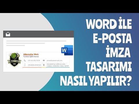 WORD İLE MAİL İMZA TASARIMI NASIL YAPILIR?