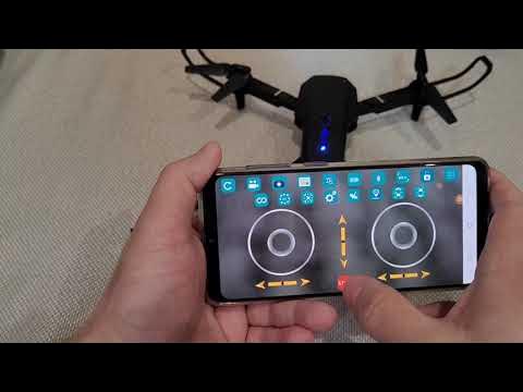 Как управлять дроном E88 с телефона. Квадрокоптер E88 pro Drone ...