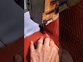 sewing in a joint making a container correctly using tools in the factory#trending