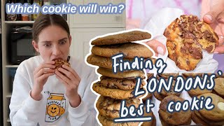 Finding THE BEST cookie in London *ultimate taste test*