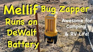 Mellif Bug Zapper Outdoor, Mosquito Killer | Dewalt 20V Max Battery #camping #outdoor #bugzapper