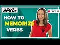 How To Memorize Verbs in English - English Vocabulary