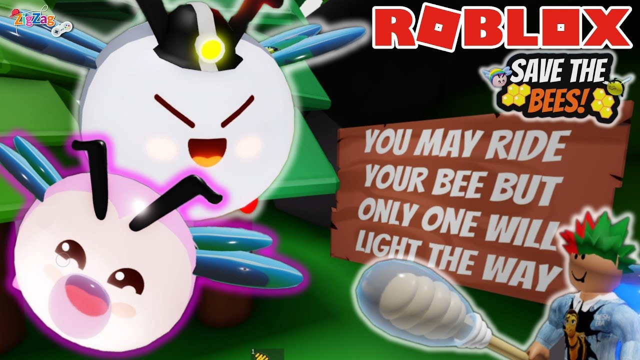 Save The Bees 6 Salvando Bubblegum Bee Miner Bee Roblox Portugues Zigzag Youtube - bee jogo roblox