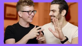 Flirting in Sign Language (ft. Nyle DiMarco) | Tyler Oakley