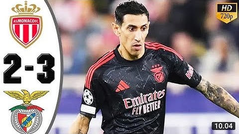 Monaco 2 vs 3 Benfica || Highlights & All Goals || UEFA Champions League 24/25
