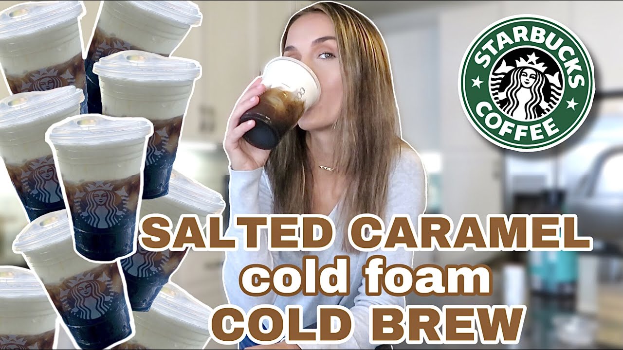 caramel cold brew coffee