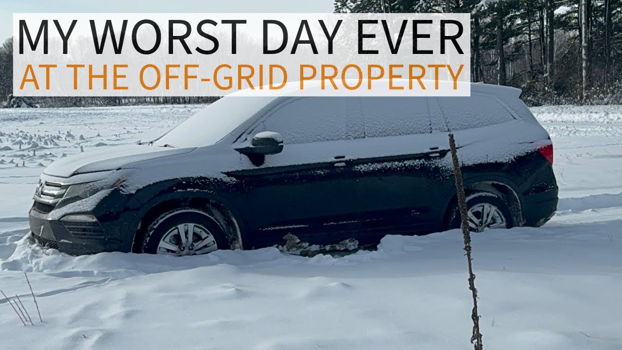 The Worst Day Ever at the Off-Grid Property! Truck's Stuck, No Water, No Power
