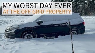 The Worst Day Ever at the Off-Grid Property! Truck's Stuck, No Water, No Power by MI Off-Grid Adventures 279 views 3 months ago 10 minutes, 19 seconds