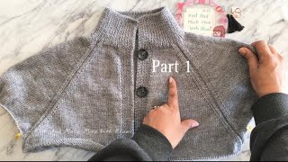 Gents Cardigan 42-44 Knitting Design Part 1 Mens Cardigan Tutorial Sweater Design For Gents