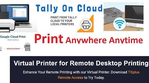 Cloud Printer Solution 🖨️| #remote #cloud #printer #rdp #tsprint #tallyoncloud #cloudprinter