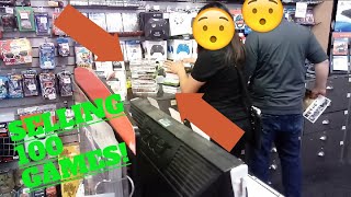 SELLING 100 GAMES TO GAMESTOP!