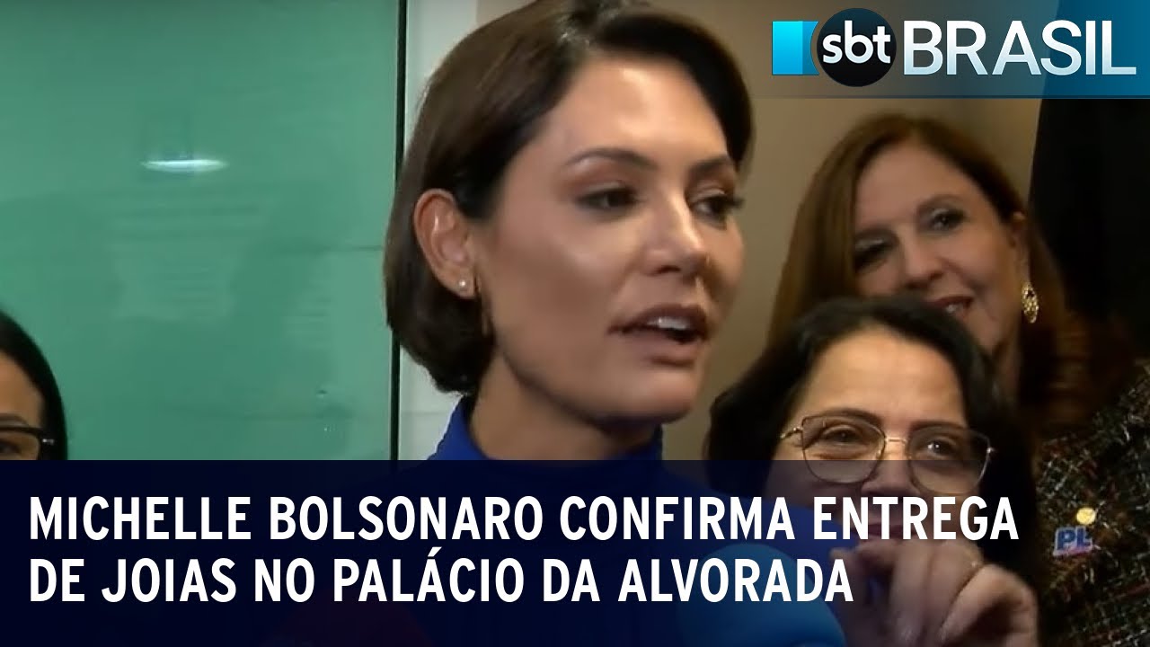 Michelle Bolsonaro confirma entrega de joias no Palácio da Alvorada | SBT Brasil (25/04/23)
