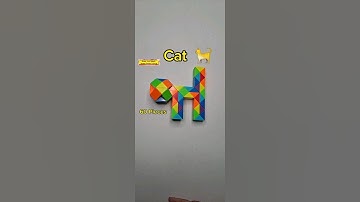 #Shorts - Cat 🐈 - 60 pieces magic snake puzzle #toys #diy #snakecube