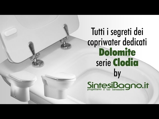 Copriwater DOLOMITE CLODIA - Sedili DEDICATI 