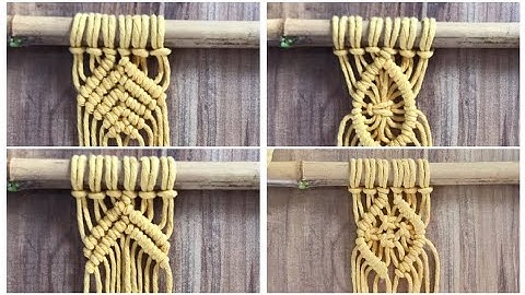4 Stunning Macramé Knots You NEED to Learn! | Handmade Art Tutoria (Part 2)