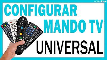 ¿Qué es un mando a distancia universal para un televisor?