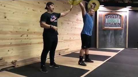 The Snatch Push Press - Olympic Weightlifting Exercise Library - PathWeigh Performance