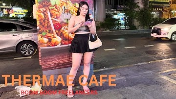 What Happens at NIGHT in Bangkok from Asok, Thermae Cafe to Soi 11?