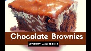 How to make easy chocolate brownies - best fudge brownie recipe(with
glaze)