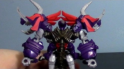 Transformers Age of Extinction Deluxe Class Dinobot Slug Figure Review