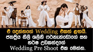 ජනප්‍රිය නිලි ශලිනි ෆර්නැන්ඩෝගේ  සහ හර්ෂ උඩකන්දගේ Wedding Pre Shoot එක   shalini fernando Wedding Pr