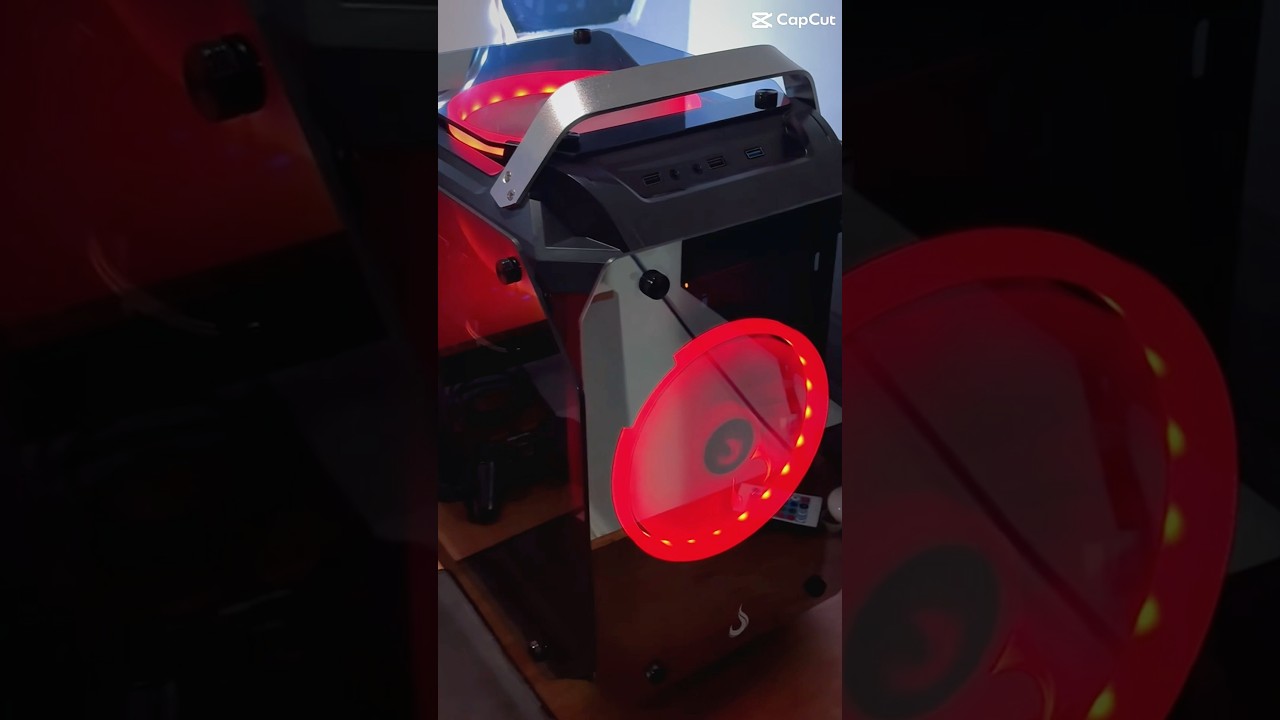 Gabinete Rise Mode Zeus Glass 02 Black!!